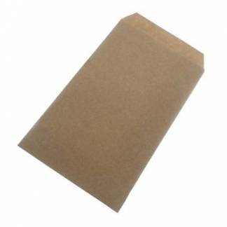 Fransk hotdog pose flad L170xB100mm 40gr papir brun