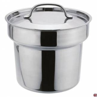 Gryde Bain Marie til vandbad L21.6xB21.6xH20.8cm Rustfrit st&aring;l med L&aring;g