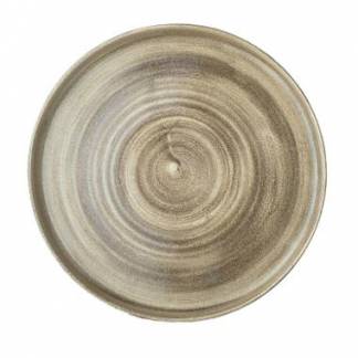 Tallerken Churchill Patina &Oslash;26cm L26xB26xH2cm Porcel&aelig;n Taupe