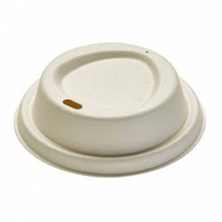 Drikkel&aring;g Bagasse &Oslash;90xH30mm Til Kaffeb&aelig;ger Natur