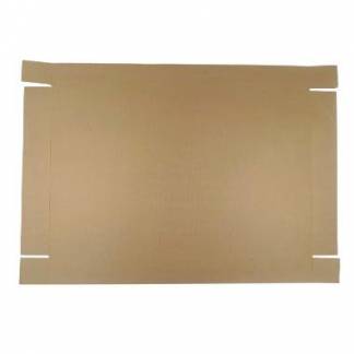 B&oslash;lgepap L640xB500mm brun til tr&aelig;rammer