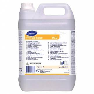 Skumreng&oslash;ring Alkalisk Suma Gel Force D3.2 5ltr Ecolabel uden Farve/Parfume Gul
