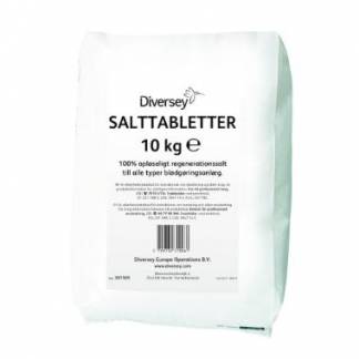 Maskinopvask Salt Tabs Diversey Salttabletter 10kg til bl&oslash;dg&oslash;ringsanl&aelig;g