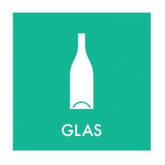 Piktogram L120xB120mm Glas
