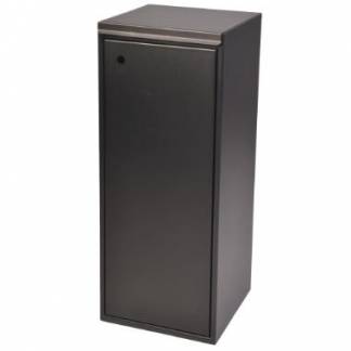 Affaldsstativ 2x60ltr L865xB345xH345mm med l&aring;ge sort