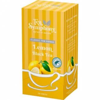 Te Sort Tea Symphony Lemon Black Tea 20 breve Rainforest Alliance Citron