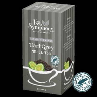 Te Sort Tea Symphony Earl Grey Black Tea 20 breve Rainforest Alliance