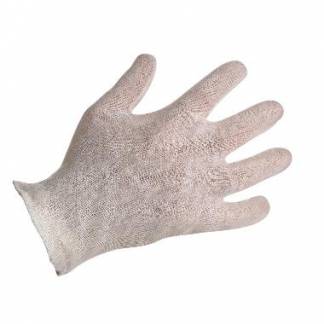 Handske Strikket Standard 27cm 200g Bomuld/Poly Damest&oslash;rrelse med s&oslash;mme