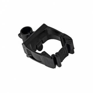 Skafteholder Toolflex 15-35mm med bagside og r&oslash;rfix 22mm sort