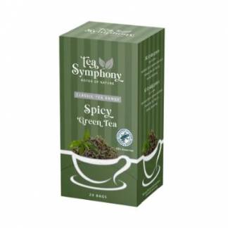 Te Gr&oslash;n Tea Symphony Spicy Green Tea 20 breve Rainforest Alliance Krydret
