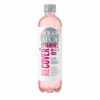 Mineralvand Aqua d'Or&nbsp;Vitamins Recover Hindb&aelig;r 0.5ltr RPET uden brus