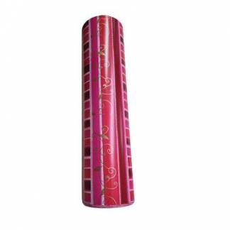 Gavepapir Moderne Striber 200 m/rl &Oslash;15xH55cm LWC 90g r&oslash;d
