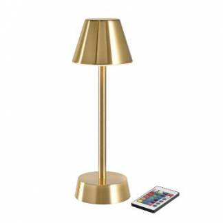 Lampe LED Zelda &Oslash;10.3xH32cm Med Fjernbetjening Messing
