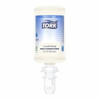 H&aring;nds&aelig;be Tork Flydende S4 Industri Oil and Grease 1ltr Svanem&aelig;rket uden Parfume