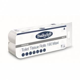 Toiletpapir Bulkysoft Premium 2-lag L19.95mxB10.5cm Nyfiber Hvid