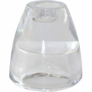 Lysestage 2-i-1 &Oslash;7xH7.5cm Til Fyrfadslys/Stagelys Klar