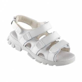 Sandal Sundheds Walki str 40 med Velcro/Chock absorberende Hvid