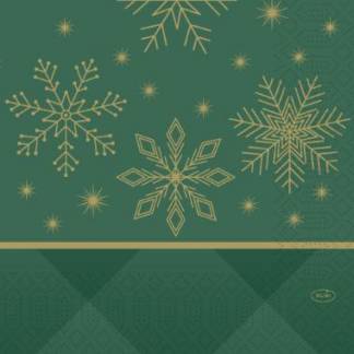 Serviet Duni 3-lag 33x33cm Rhombus Green