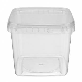 B&oslash;tte 1150ml L129xB129xH108mm PP 24 stk/ps Klar