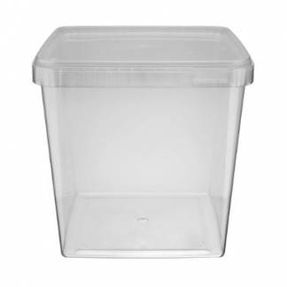 B&oslash;tte 5000ml L195xB195xH190mm PP 24 stk/ps Klar