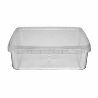 B&oslash;tte 1500ml L195xB195xH61mm PP 24 stk/ps Klar