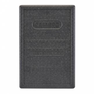 L&aring;g Cambro L60xB40xH3.5cm EPP Sort Med Indst&oslash;bte H&aring;ndtag