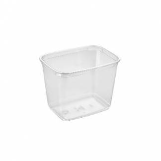 Plastb&aelig;ger M68-100 Rektangul&aelig;r 1000ml L141.6xB104.10xH109.30mm APET Klar