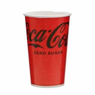 Papb&aelig;ger 40 cl Coca Cola &Oslash;90x130 mm Kolddriksb&aelig;ger