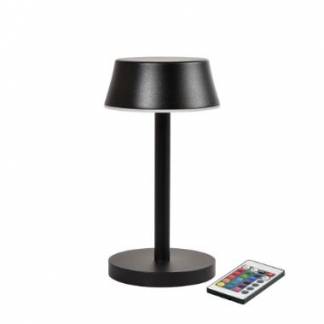 Lampe LED Nour Midi &Oslash;10xH20cm Med Fjernbetjening Sort