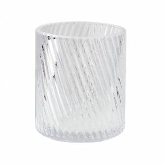 Bolsius Glaslys Twist Relight Transparent uden Refill