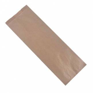 Grovbr&oslash;dspose Ribbet Stor Rektangul&aelig;r L160/(2x40)xB450+20mm Papir 50gr Brun