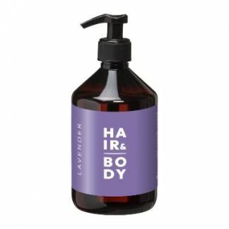 Bades&aelig;be Gel Lavender Hair & Body 500ml Med Pumpe/Parfume Uden Parabener