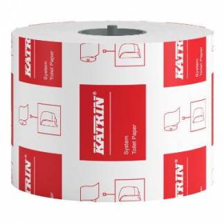 Toiletpapir Katrin System 2-lags &Oslash;135mm L92mxB99mm Perforeret Nyfiber Hvid