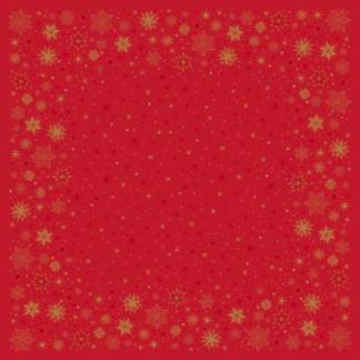 Dug Stikdug Dunisilk+ 84 x 84cm Stargazing Red