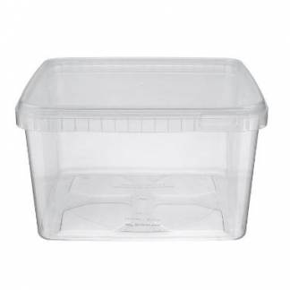 B&oslash;tte 3000 ml L195xB195xH112mm PP 24 stk/ps klar