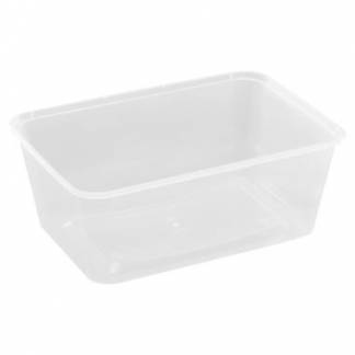 Bakke 960 ml 175 x 120 x 60 mm nudelbakke til mikroovn PP klar