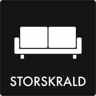 Piktogram Storskrald 180x180mm