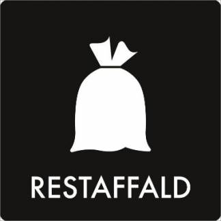 Piktogram Restaffald 180x180mm