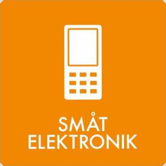 Piktogram Sm&aring;t elektronik 60x60mm