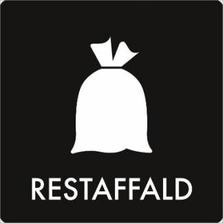 Piktogram Restaffald 60x60mm