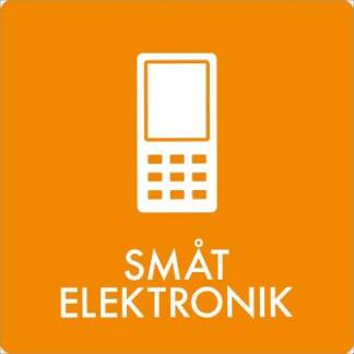 Piktogram Sm&aring;t Elektronik 180x180 mm