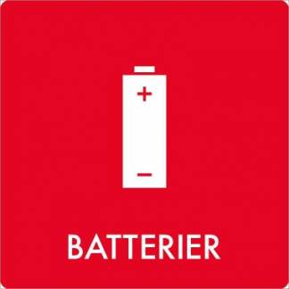 Piktogram Batteri 60x60mm