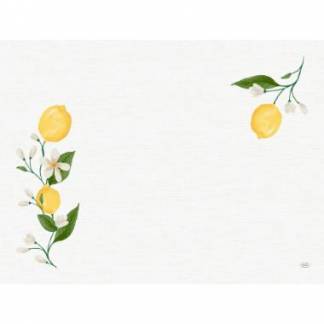 D&aelig;kkeserviet Duni 30x40cm Lemon Fiesta