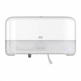 Dispenser Toiletpapir Tork T7 Mid-Size uden Hylse Hvid til 2 rl