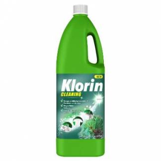 Desinfektion Flydende Klorin Fyrren&aring;l 1.5ltr m Aktivt klor/Parfume t overflader