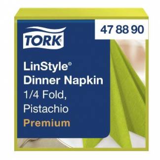 Serviet Tork Linstyle Middagsserviet 39x39cm 1-lag 1/4 fold Pistacio