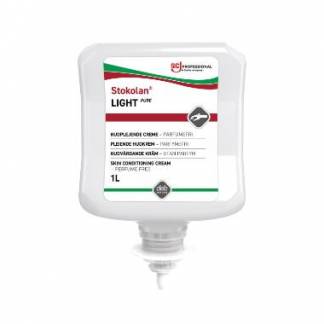 Hudcreme Stokolan Light PURE 1ltr ECARF uden Parfume/Parabener 6\% fedt til disp