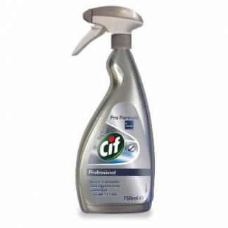 St&aring;lpleje Pro Formula Cif Professional 750ml med Spray til rustfrit st&aring;l og glas