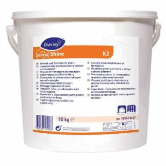 Maskinopvask Ibl&oslash;ds&aelig;tning Pulver Suma Shine K2 10kg uden Klor til service/plast