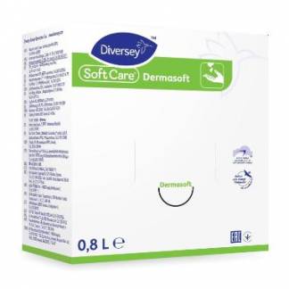 Hudcreme Soft Care Dermasoft 800ml Allergim&aelig;rket u Parf Bag-in-box t efter arb.